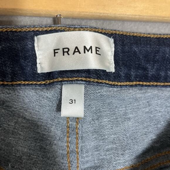 Frame Denim Le Crop Aspire Raw After Mini Bootcut Jean 31 Raw Hem Women - Picture 10 of 12